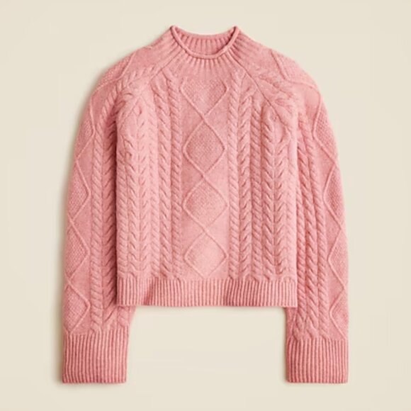 J. Crew Cable-Knit Rollneck Sweater - Picture 4 of 6